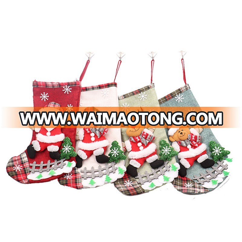 New Design Christmas Santa Christmas Stockings for Mini Wholesale