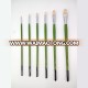 Popular Bristle Hair Green Handle Artist Paint Brush Set